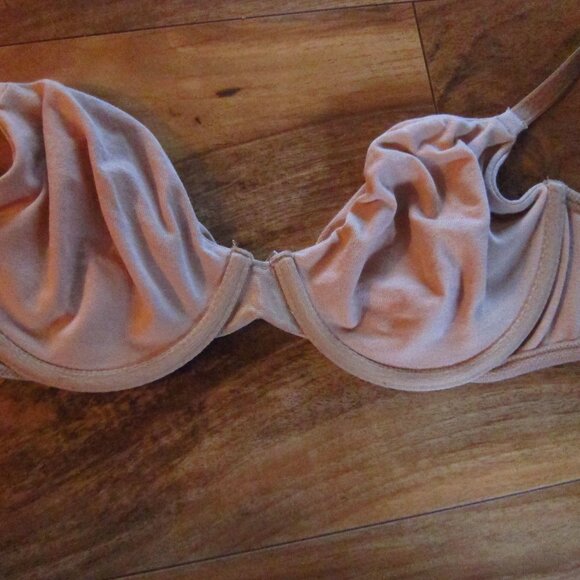 Victoria's Secret Beige Cotton Unlined Perfect Coverage Bra Size 38B - Picture 6 of 7
